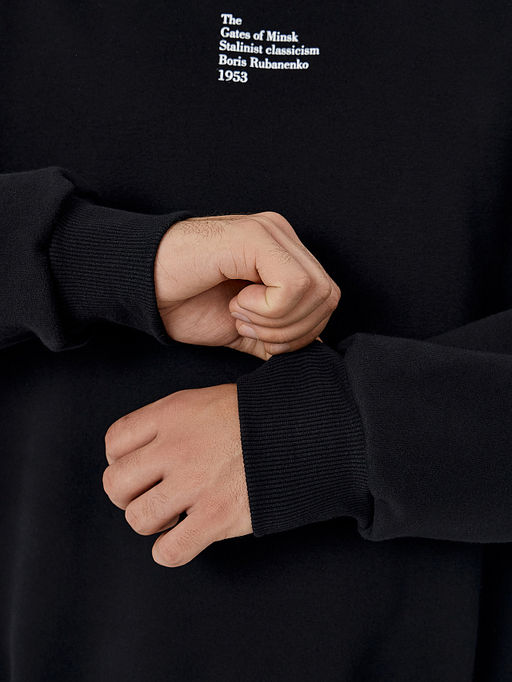 Худи мужское черное - Mark formelle фото 6