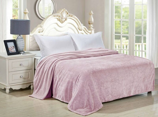 Покрывало-плед КОРАЛ-флис жаккард Лилия 200*220 см. - Лен поволжья фото 4