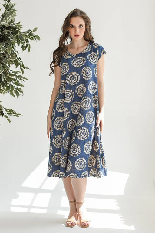 РАСПРОДАЖА Платье Хлопок 100% Розовое лето - Оптима фото 2