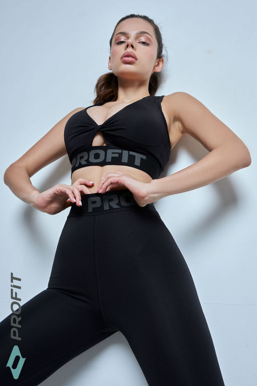 Спортивный топ, черный tb.130.001 - Profit фото 12