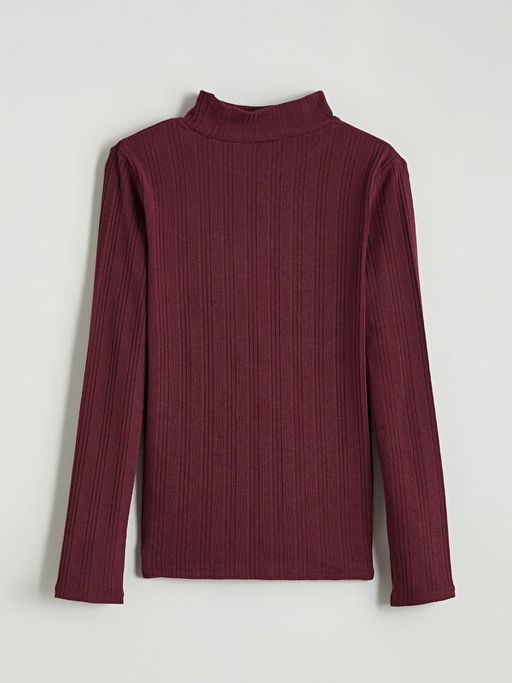 Bal?k?? Yaka K?z ?ocuk Triko Kazak