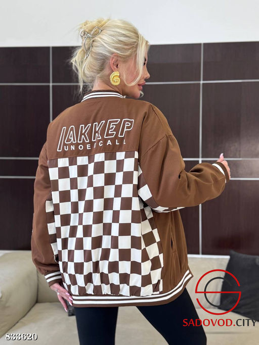 Бомбер с надписью женский - Bruno фото 5