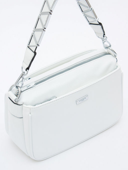 Сумка 28214 white Velina Fabbiana-Safenta
