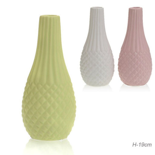 Ваза 19 см / BK1711 /уп 48/микс 3 цвета - Галеонтрейд фото 6