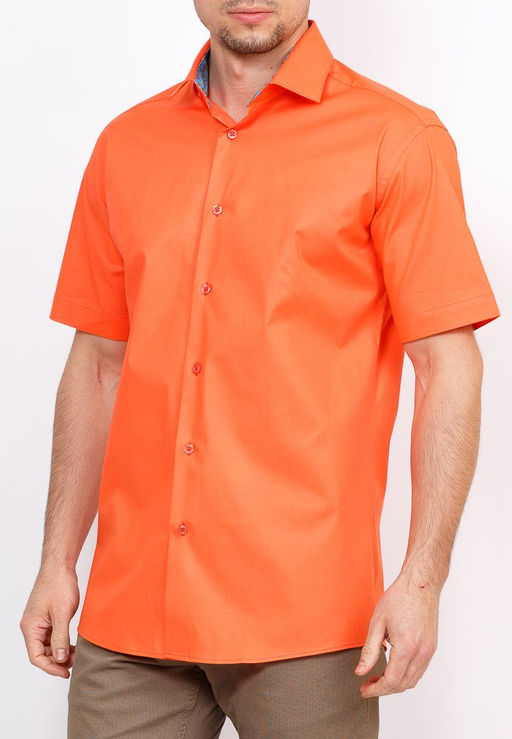 Сорочка мужская короткий рукав GREG Gb610/107/Z/1 STRETCH  фото 7