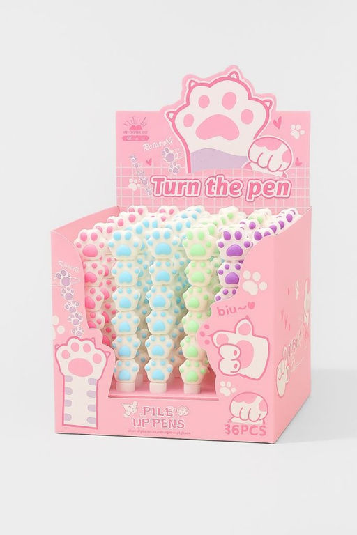 Ручка гелевая "Paw peace", mix