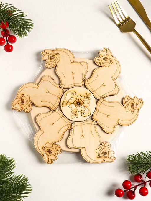 Подставка под горячее Лошадка, 20 см, можжевельник - Simaland фото 4