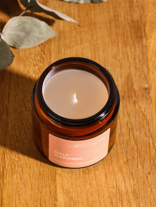 Ароматическая свеча Stella Fragrance 90 г, Salt Caramel
