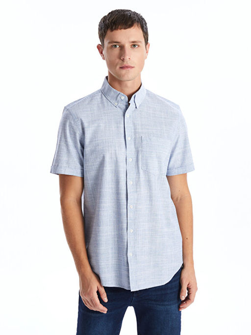 Regular Fit K?sa Kollu Erkek G?mlek