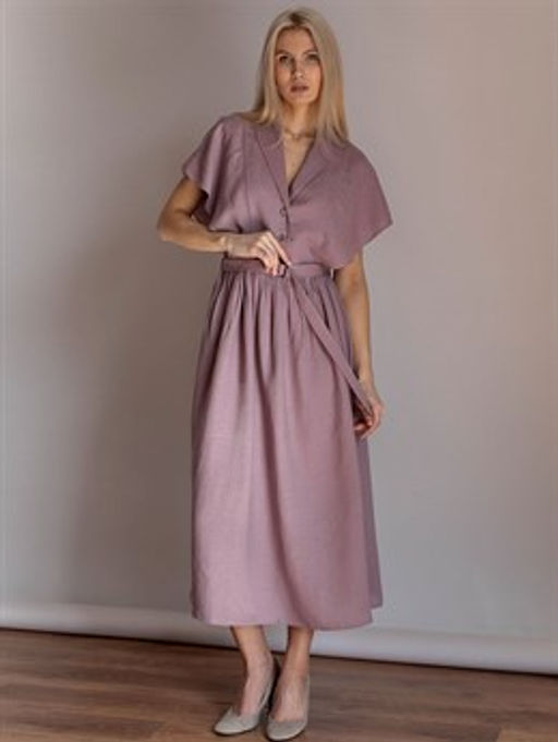 платье лен 57%, вискоза 43% - Волтри фото 2