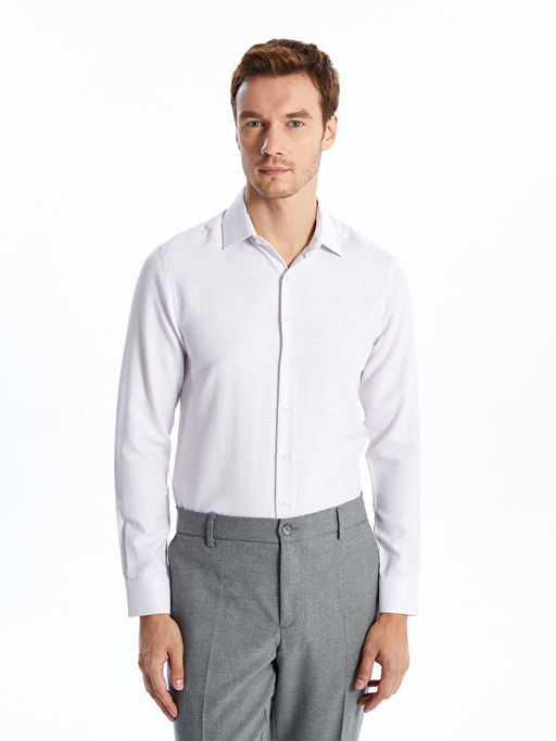 Slim Fit Uzun Kollu Arm?rl? Erkek G?mlek