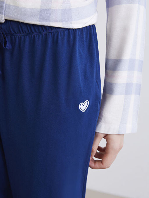 Beli Lastikli Nak??l? Kad?n Pijama Alt?