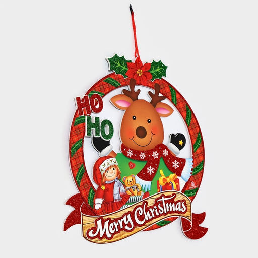 Новогоднее украшение настенное Merry Christmas, подвеска, 36,5х31,5 см - Simaland фото 2