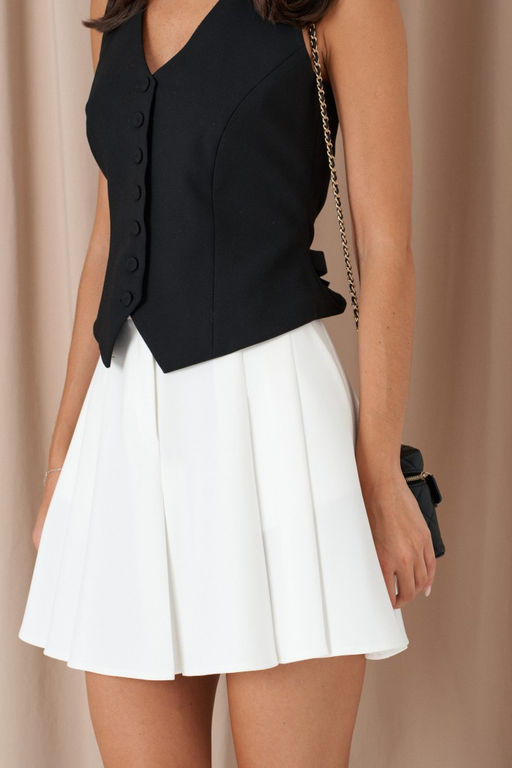 Юбка Annete А1564 трапеция белая фото 7