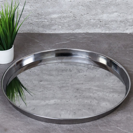 Блюдо 32 см металл /h=2/ B-32 /уп 100/ 0.352 - Галеонтрейд фото 2