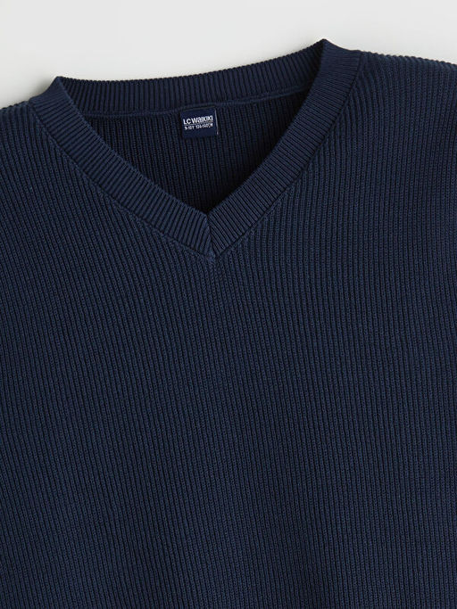 V Yaka Erkek ?ocuk Triko S?veter