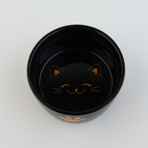 Миска керамическая Веселый котик, 200 мл, для кошек - Пушистое счастье фото 3
