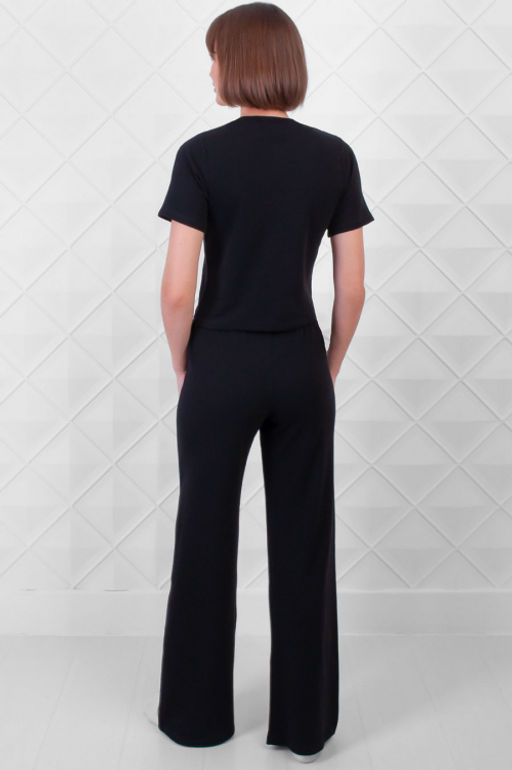 Арт. 10801/3 Пижама с брюками 44-52 (5 шт) Цвет:верх-черный,низ-черный - Калинка фото 9