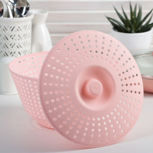 Дуршлаг кухонный Круги, d=20 см, с крышкой - Simaland фото 2