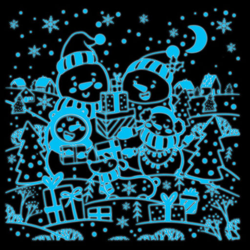 Пазл светящийся Снеговички, 72 детали - Puzzle time фото 3