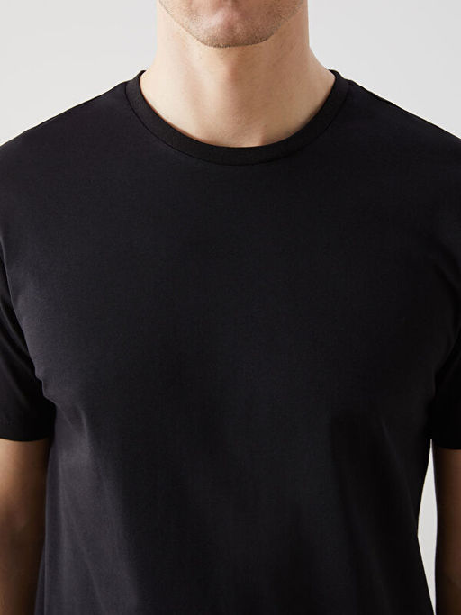 Bisiklet Yaka Penye Erkek Ti??rt