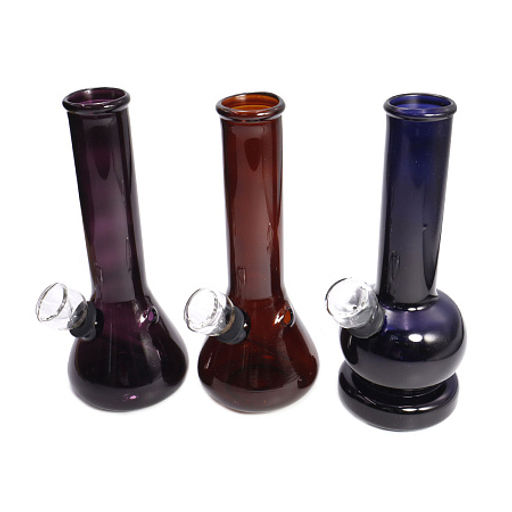 Бонг стекло Glass h-15см d-3см L-7см цвета в ассортименте