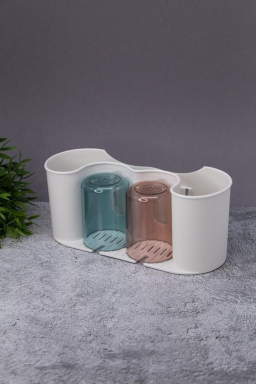 Настенный органайзер для ванной "Classic", 2 яруса