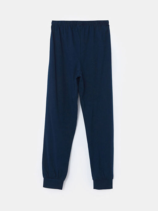 Bisiklet Yaka Erkek ?ocuk Pijama Tak?m?