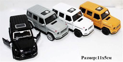 Модель 1:32 по 12шт. в блоке "Gelandewagen" (4241) 2 двери откр-ся