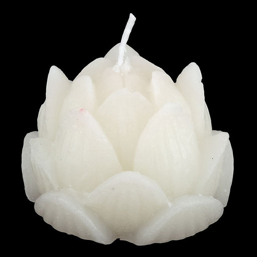 Свеча "Лотос" д6см, h5см, белый (Россия)