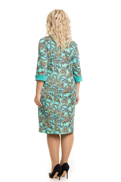 Платье 946 огурцы на мятном - Novita фото 5