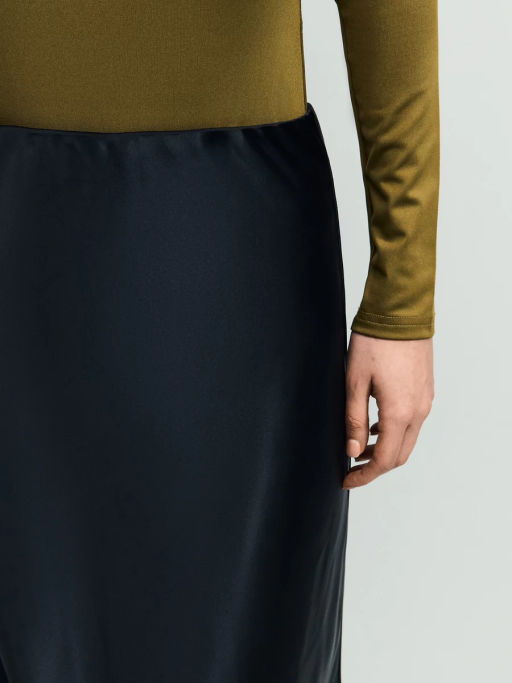 Атласная юбка миди ZR2604013505-50 / Zarina  фото 6