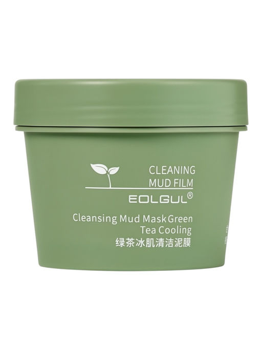 Маска для лица грязевая, очищающая, с зеленым чаем, 120 г