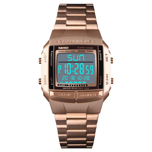 Часы наручные Skmei мужские электронные 1381rose-gold