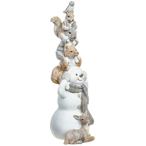 Фигурка декоративная "Снеговик", L9 W10 H26 см