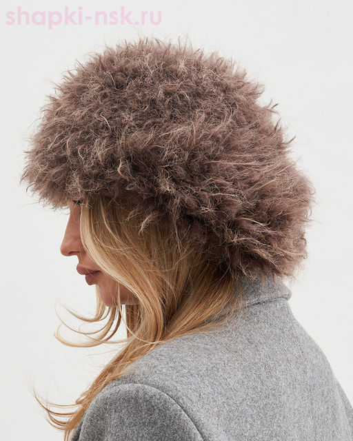 Лама экомех барби Ушанка флис (56-58)