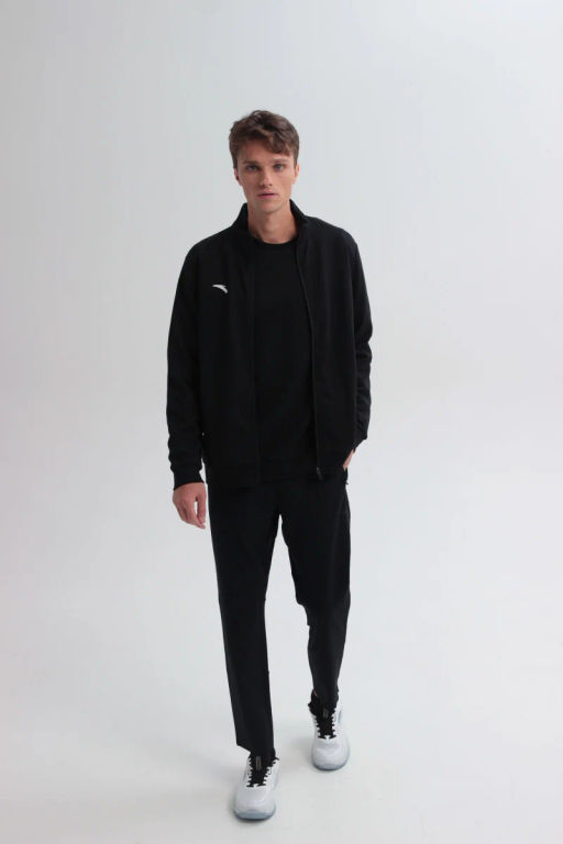 Олимпийка трикотажная Черный - Anta фото 3