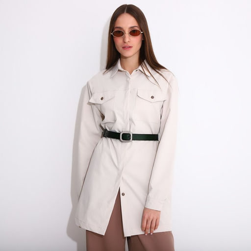 Ремень женский, ширина 3 см, винт, пряжка метал, цвет изумрудный - Simaland фото 3