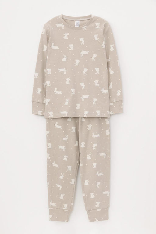 Crockid _ К 1552/зайки на бежевом пижама дет  фото 2
