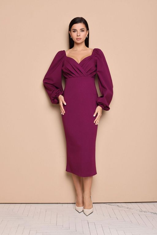 Платье AURA 3049-164 ягодный микс