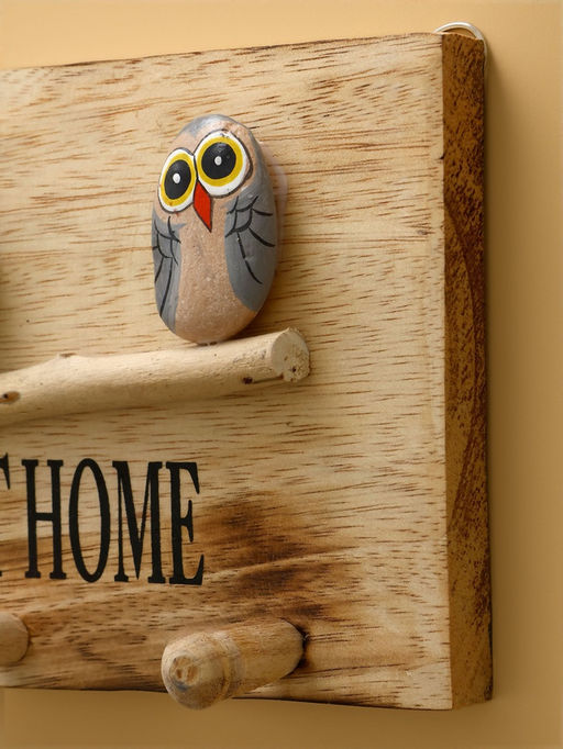 Вешалка HOME SWEET HOME, 30×6×15 см, дерево албезия