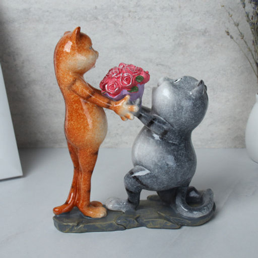 Фигурка Кошки Признание в любви 16х14 см / YX01005 /уп 16/ - Галеонтрейд фото 3