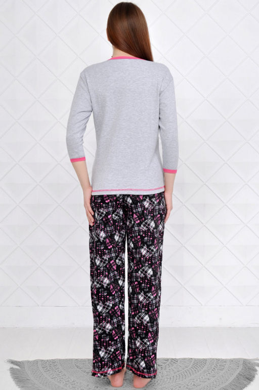 Арт. 4273 Пижама с брюками 48-52 - 5+3 фото 3