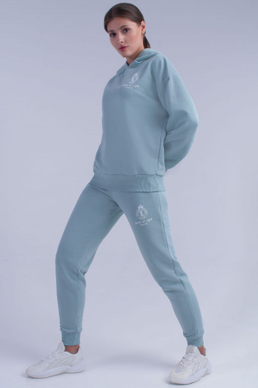 Арт. 2523 Костюм с брюками женский 44-52 (5 шт) Цвет:верх-мята, низ-мята - Калинка фото 4