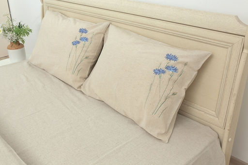 22С42-ШР/в/у/уп.кор. 215*153 КПБ семейный Васильки цв. 330 рис. 37 - Текс-дизайн фото 3