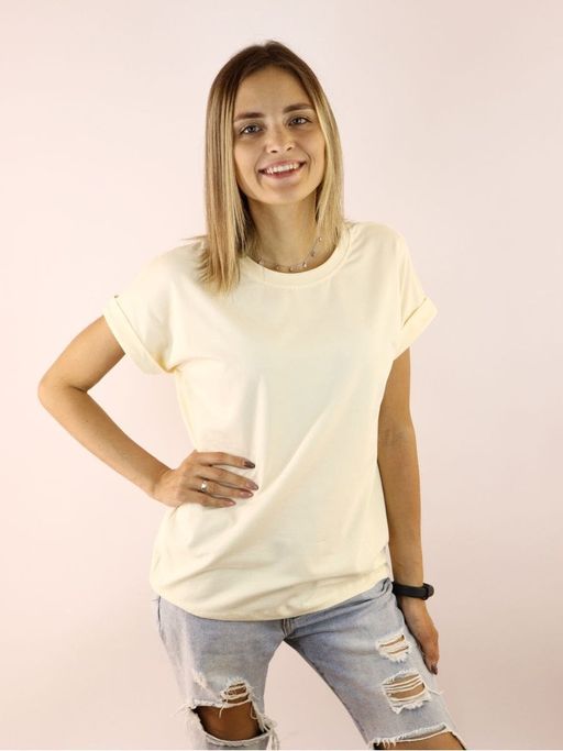 K10153 Футболка OVER SIZE СВ_ЖЕЛТЫЙ