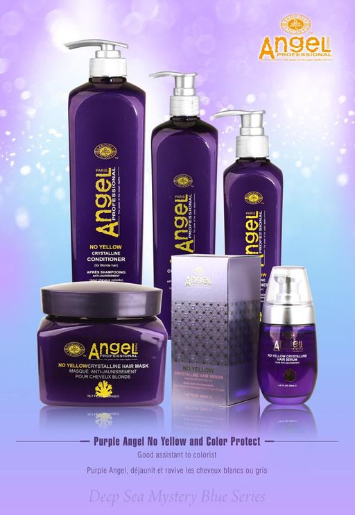 Angel Purple Crystalline Hair Mask Маска для нейтрализации желтизны, 500 мл - Angel professional фото 2