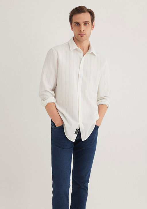 Mavi Cizgili Gomlek  фото 2