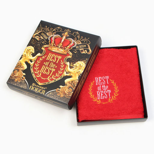 Полотенце махровое Больших побед 35х50 см, 100% хлопок, 350 г/м2 - Этель фото 5