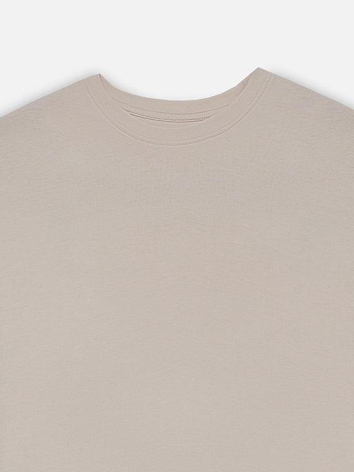 Футболка оверсайз женская бежевая - Mark formelle фото 5